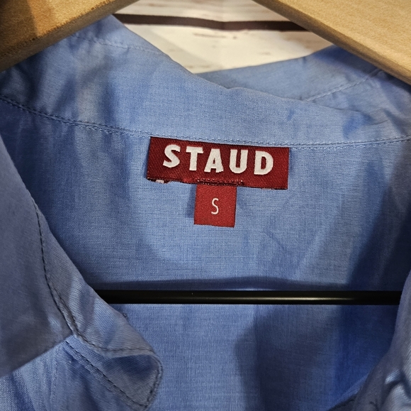 Staud | Chamomile Blue Shirt NWT - Picture 7 of 7